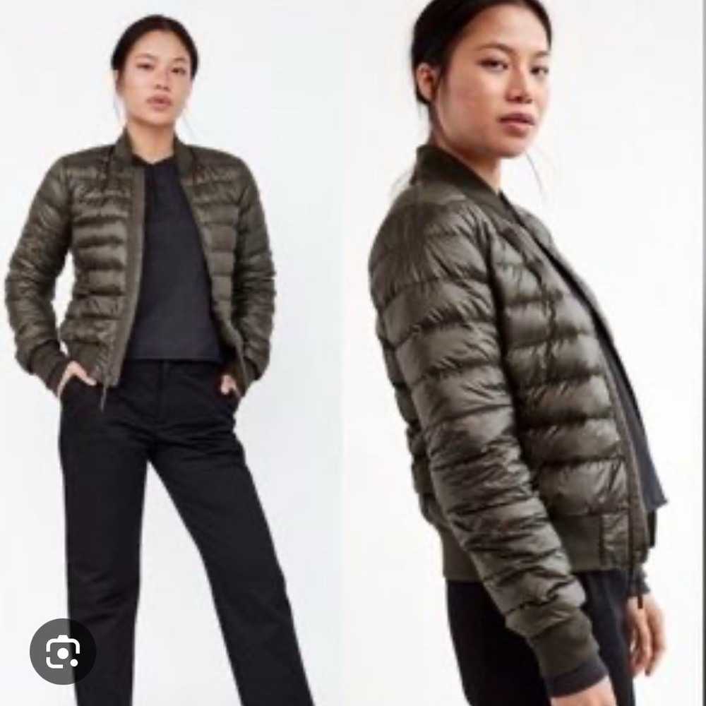 TNA Super Light Packable Bomber Jacket in Burgundy